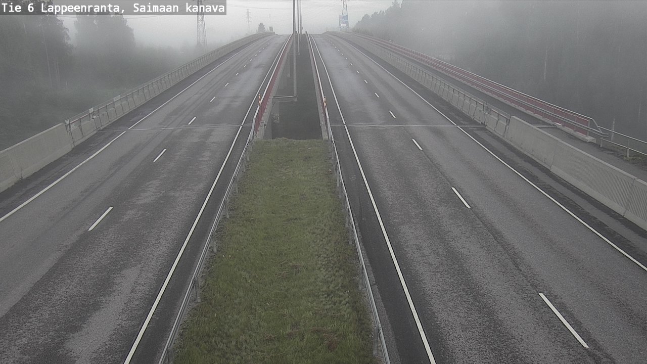 Weather Camera Image Road 6 Lappeenranta, Saimaa channel, Lappeenranta, Etelä-Karjala