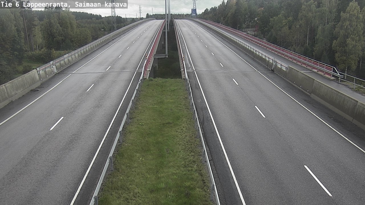 Kelikamerat Kuva Tie 6 Lappeenranta, Saimaan kanava, Lappeenranta, Etelä-Karjala