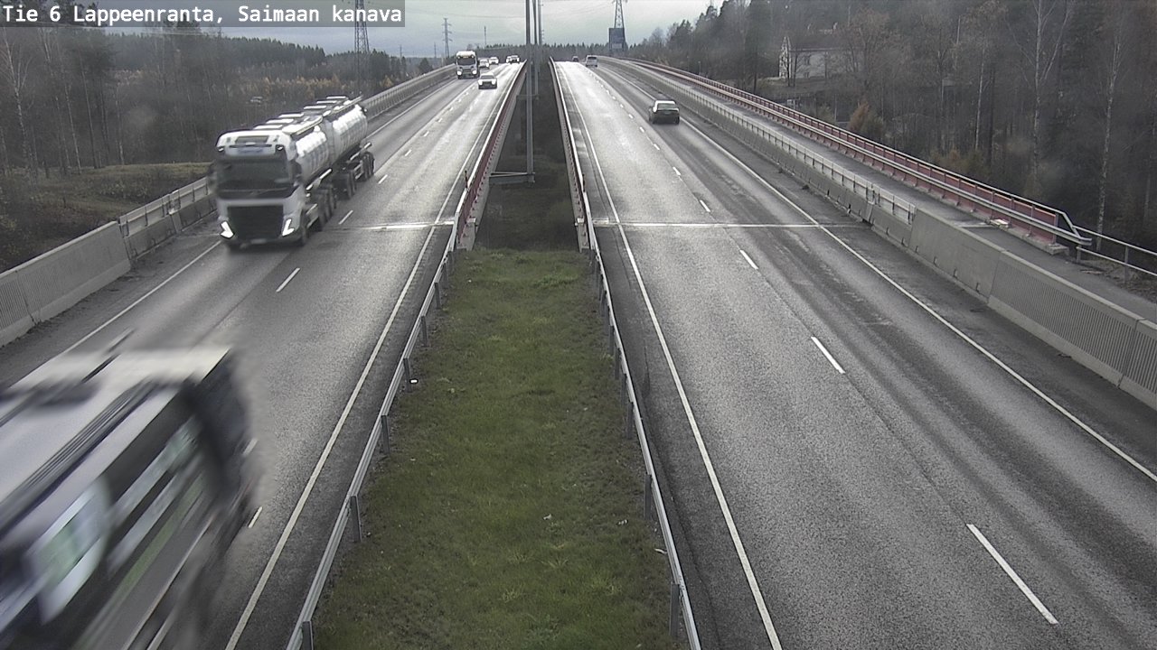 Kelikamerat Kuva Tie 6 Lappeenranta, Saimaan kanava, Lappeenranta, Etelä-Karjala