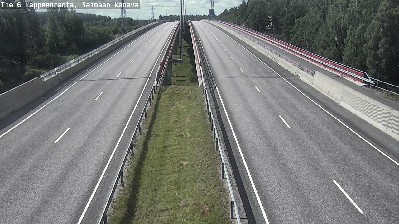 Kelikamerat Kuva Tie 6 Lappeenranta, Saimaan kanava, Lappeenranta, Etelä-Karjala