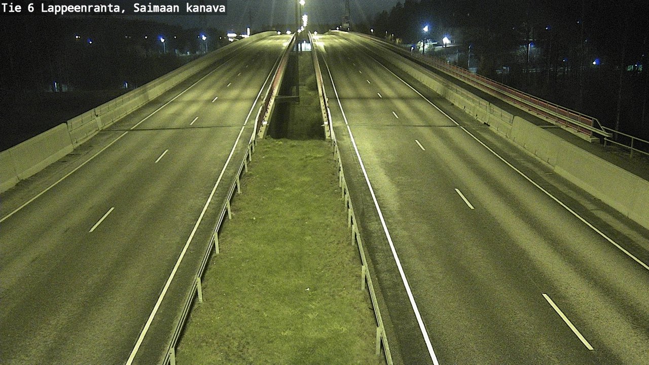 Weather Camera Image Väg 6 Villmanstrand,Saima kanal, Lappeenranta, Etelä-Karjala