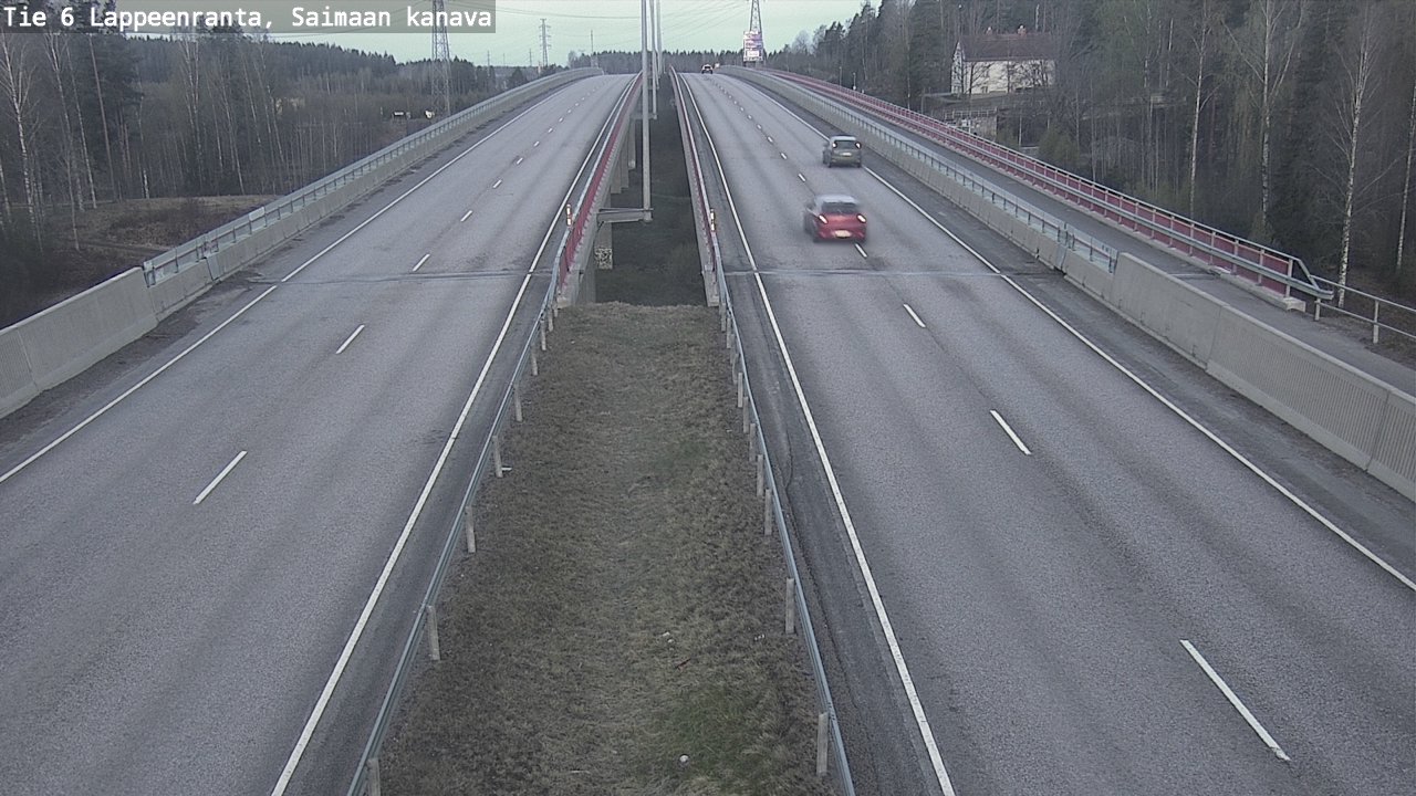 Weather Camera Image Road 6 Lappeenranta, Saimaa channel, Lappeenranta, Etelä-Karjala