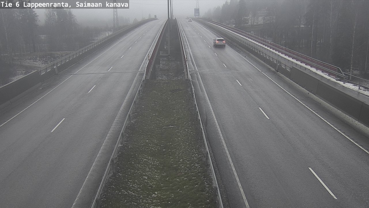 Weather Camera Image Road 6 Lappeenranta, Saimaa channel, Lappeenranta, Etelä-Karjala