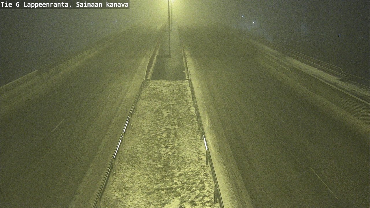 Weather Camera Image Road 6 Lappeenranta, Saimaa channel, Lappeenranta, Etelä-Karjala