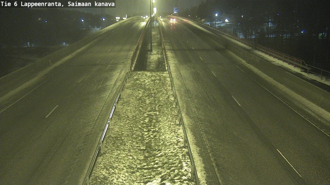 Weather Camera Image Road 6 Lappeenranta, Saimaa channel, Lappeenranta, Etelä-Karjala