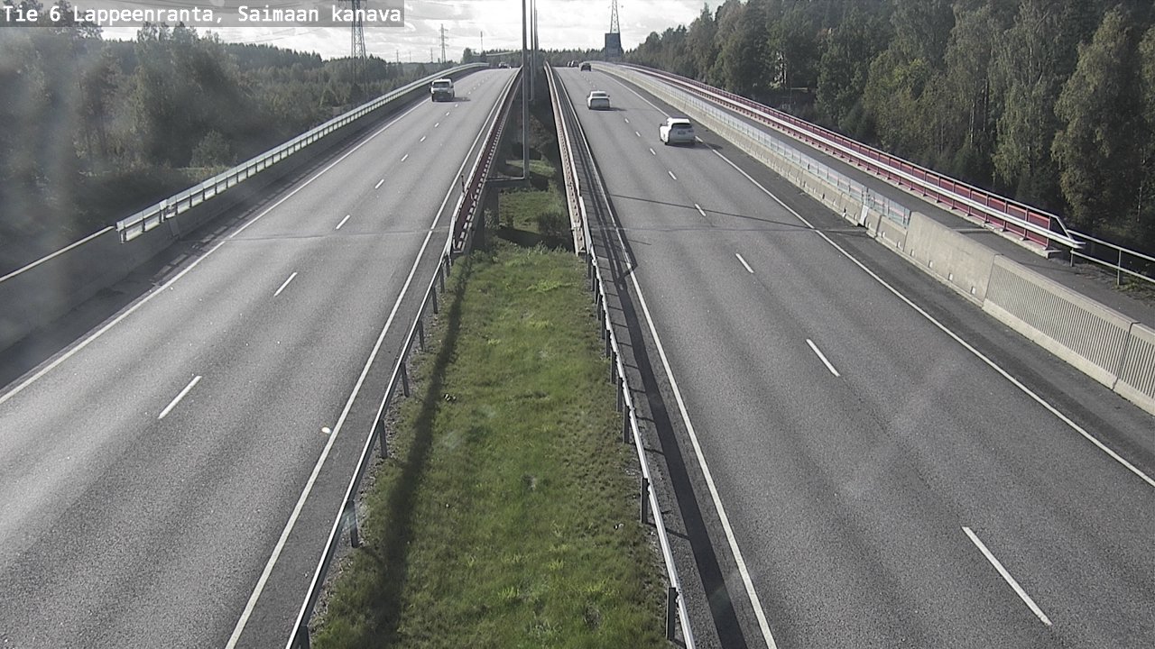 Kelikamerat Kuva Tie 6 Lappeenranta, Saimaan kanava, Lappeenranta, Etelä-Karjala
