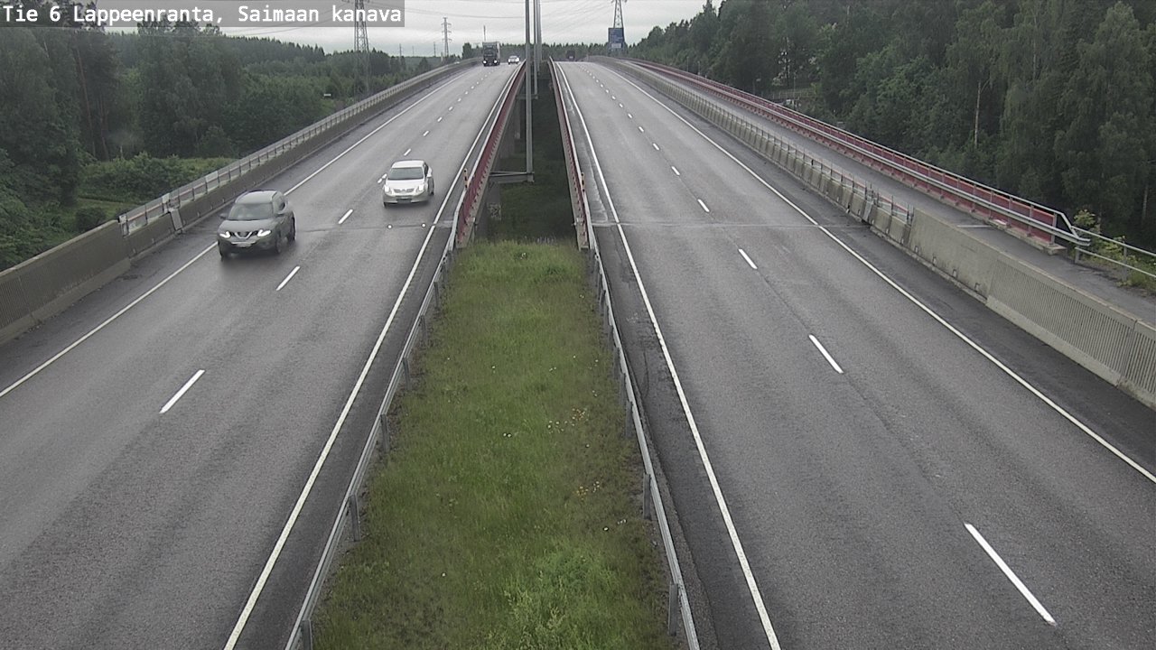 Weather Camera Image Road 6 Lappeenranta, Saimaa channel, Lappeenranta, Etelä-Karjala