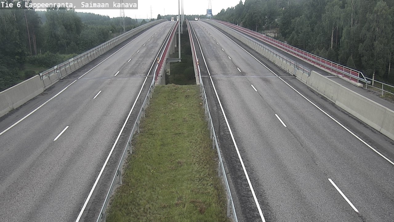 Weather Camera Image Road 6 Lappeenranta, Saimaa channel, Lappeenranta, Etelä-Karjala