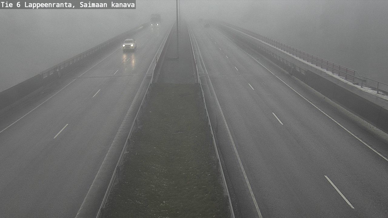 Weather Camera Image Road 6 Lappeenranta, Saimaa channel, Lappeenranta, Etelä-Karjala