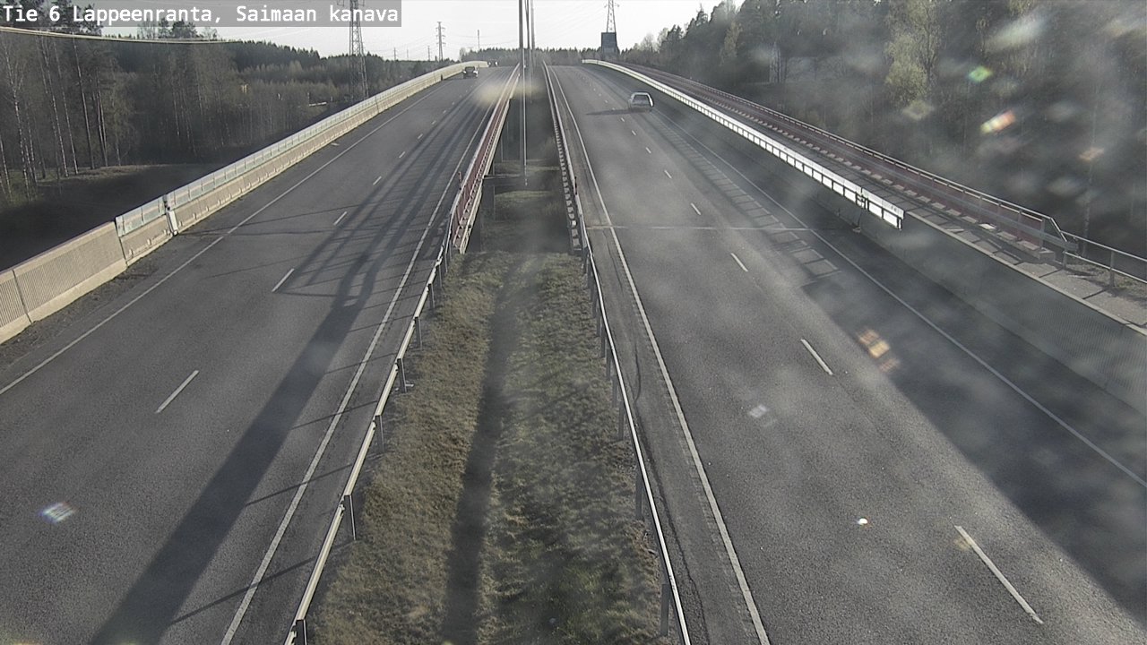 Kelikamerat Kuva Tie 6 Lappeenranta, Saimaan kanava, Lappeenranta, Etelä-Karjala
