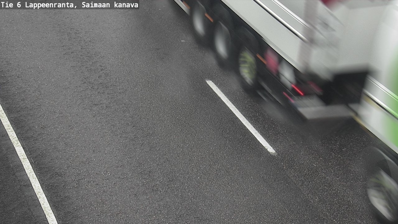 Weather Camera Image Road 6 Lappeenranta, Saimaa channel, Lappeenranta, Etelä-Karjala