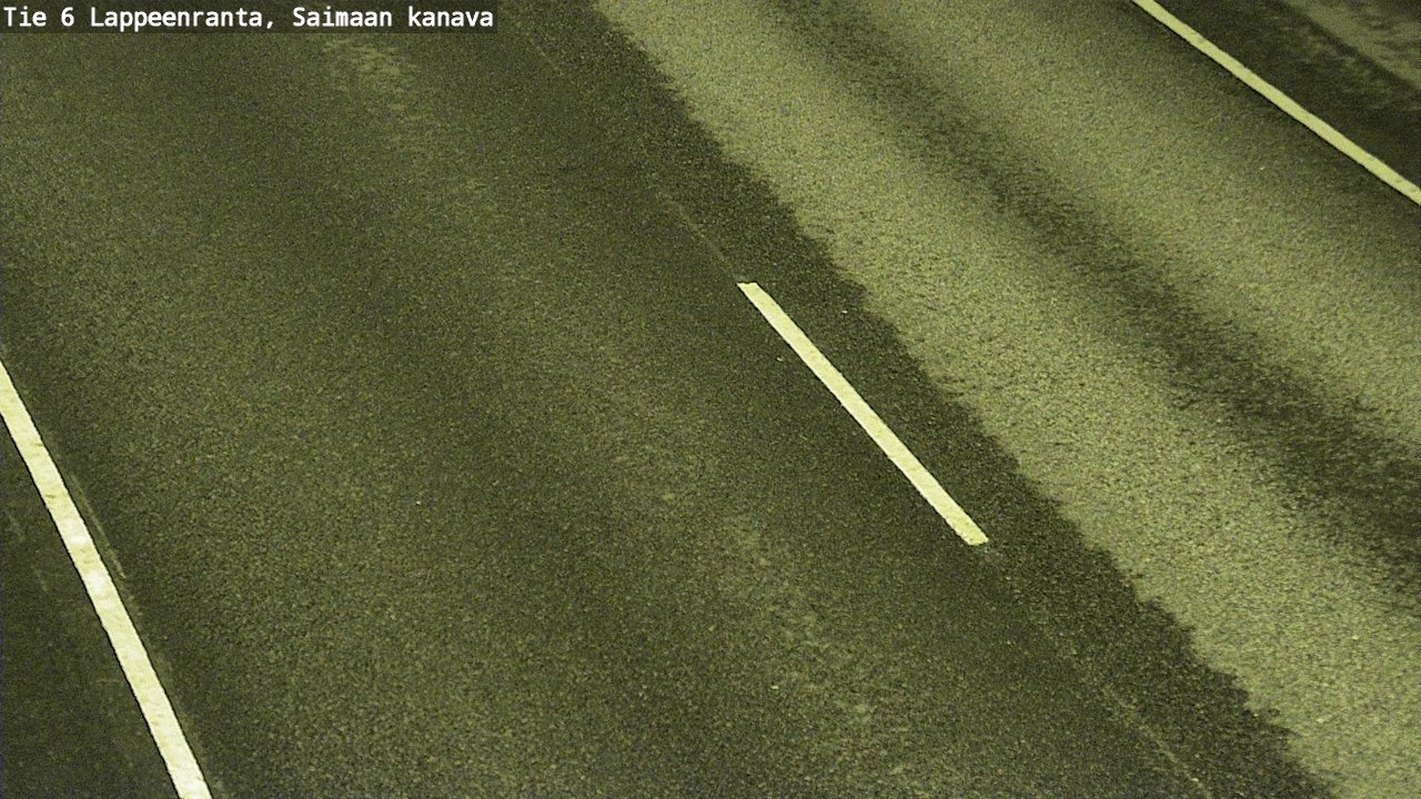 Weather Camera Image Väg 6 Villmanstrand,Saima kanal, Lappeenranta, Etelä-Karjala