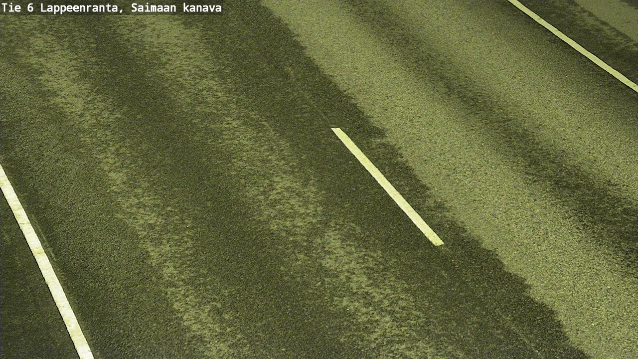 Weather Camera Image Road 6 Lappeenranta, Saimaa channel, Lappeenranta, Etelä-Karjala