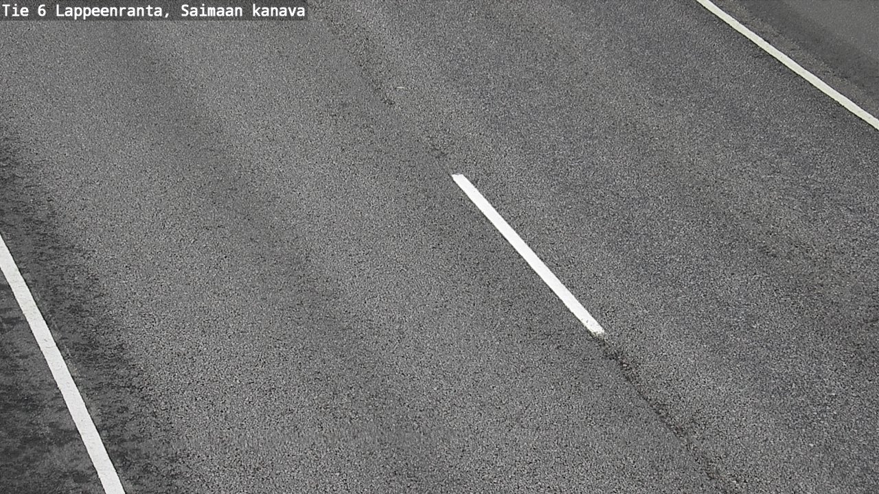 Weather Camera Image Road 6 Lappeenranta, Saimaa channel, Lappeenranta, Etelä-Karjala