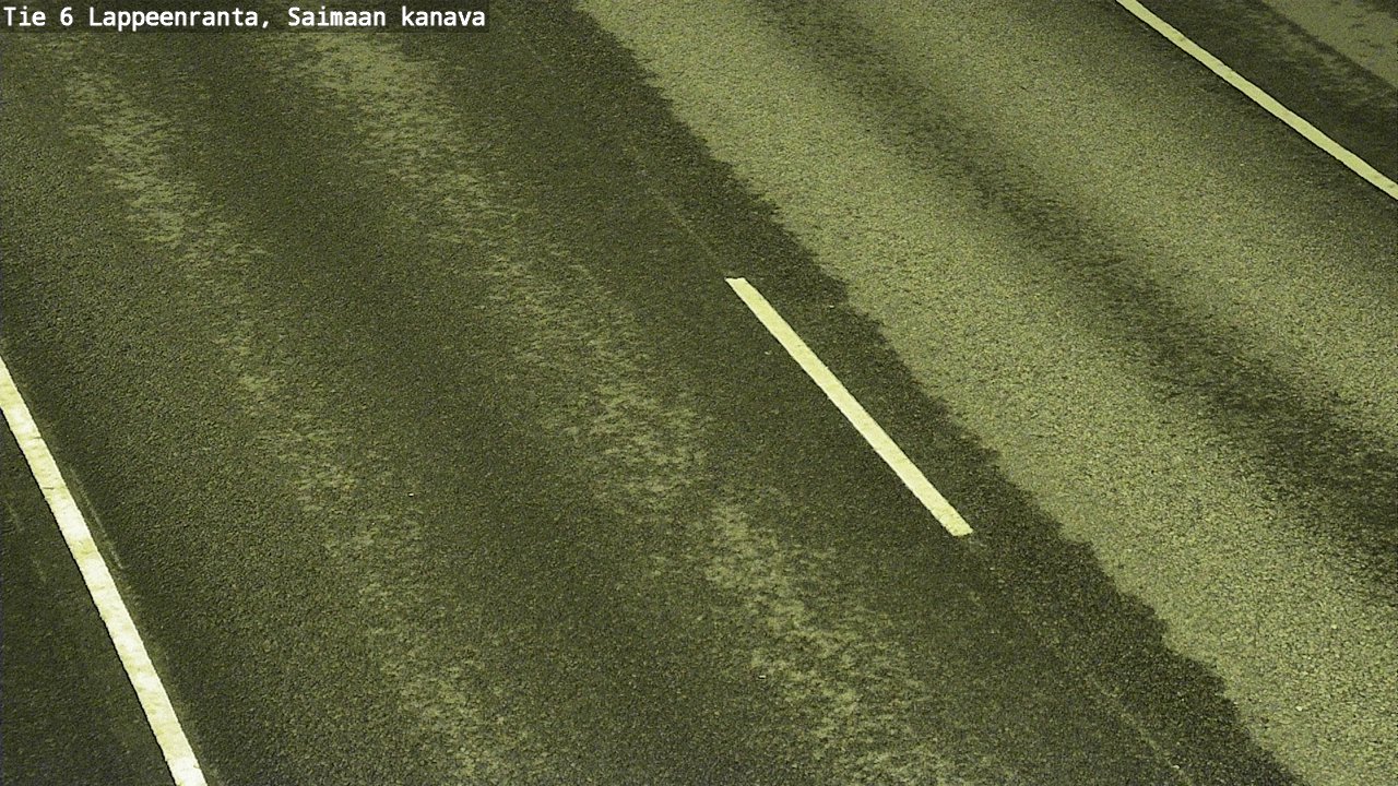 Weather Camera Image Väg 6 Villmanstrand,Saima kanal, Lappeenranta, Etelä-Karjala