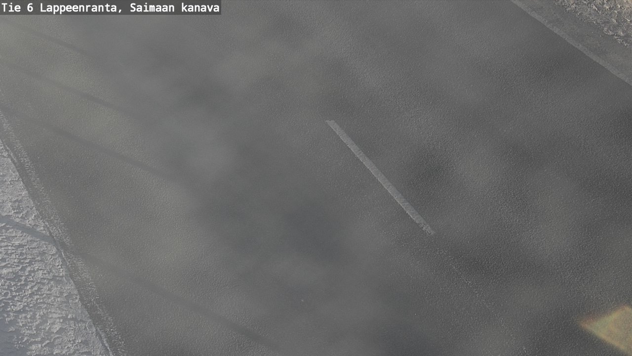 Weather Camera Image Road 6 Lappeenranta, Saimaa channel, Lappeenranta, Etelä-Karjala