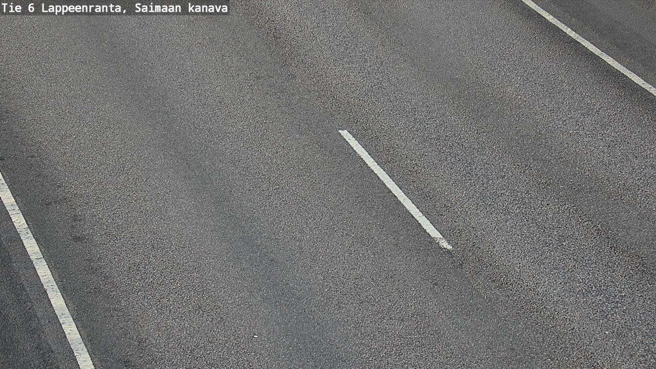 Weather Camera Image Road 6 Lappeenranta, Saimaa channel, Lappeenranta, Etelä-Karjala