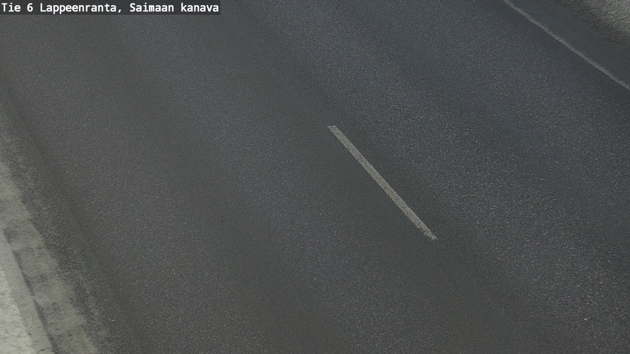 Weather Camera Image Väg 6 Villmanstrand,Saima kanal, Lappeenranta, Etelä-Karjala