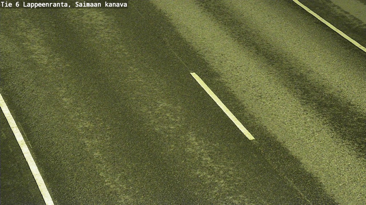 Weather Camera Image Road 6 Lappeenranta, Saimaa channel, Lappeenranta, Etelä-Karjala