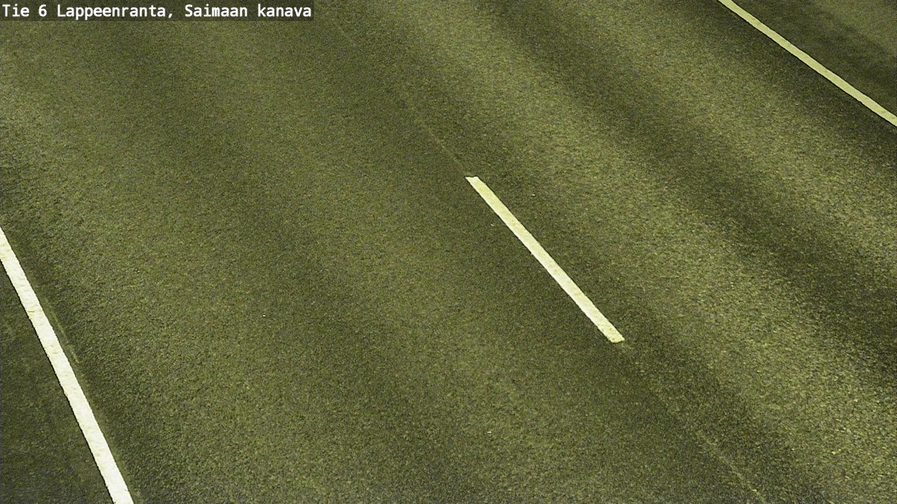 Weather Camera Image Road 6 Lappeenranta, Saimaa channel, Lappeenranta, Etelä-Karjala