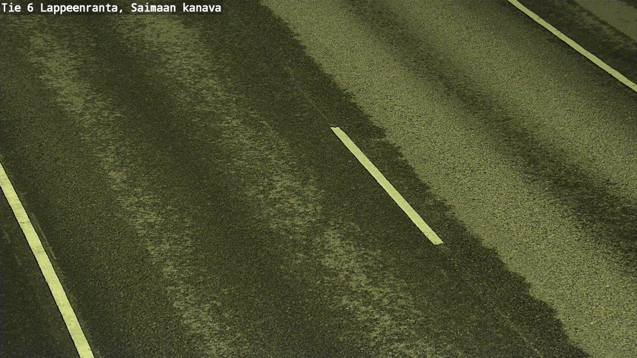 Weather Camera Image Väg 6 Villmanstrand,Saima kanal, Lappeenranta, Etelä-Karjala