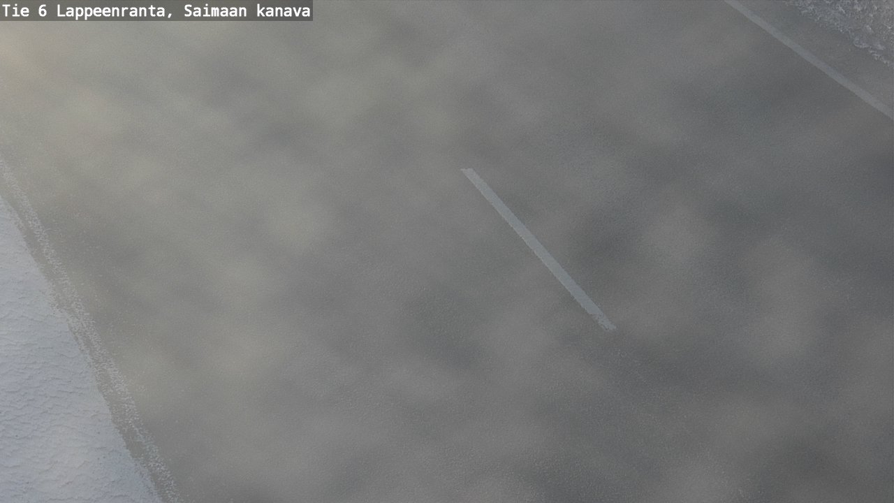 Weather Camera Image Road 6 Lappeenranta, Saimaa channel, Lappeenranta, Etelä-Karjala