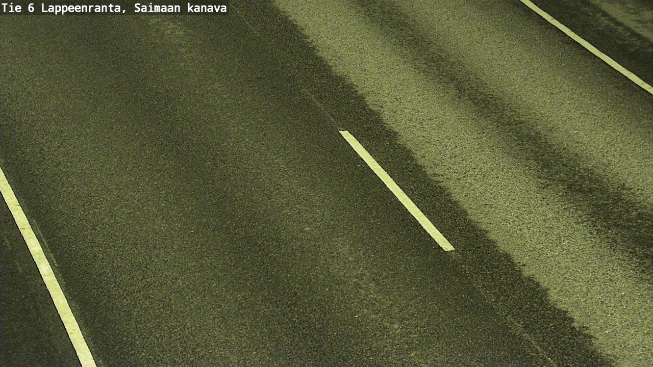 Weather Camera Image Väg 6 Villmanstrand,Saima kanal, Lappeenranta, Etelä-Karjala