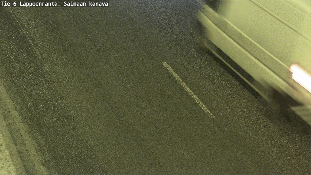 Weather Camera Image Väg 6 Villmanstrand,Saima kanal, Lappeenranta, Etelä-Karjala