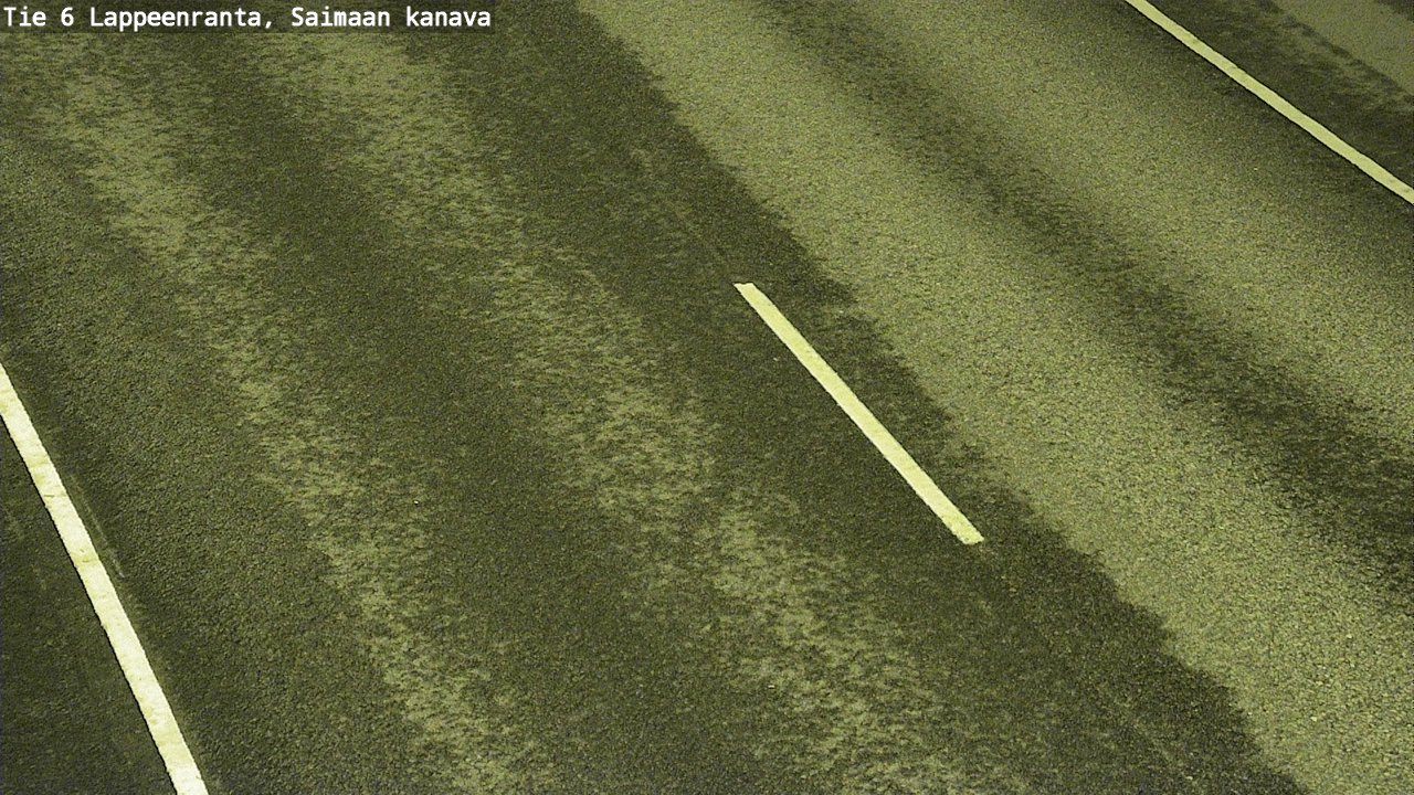 Weather Camera Image Road 6 Lappeenranta, Saimaa channel, Lappeenranta, Etelä-Karjala