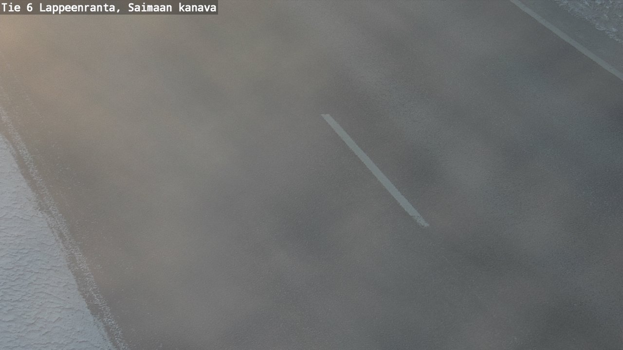 Weather Camera Image Road 6 Lappeenranta, Saimaa channel, Lappeenranta, Etelä-Karjala