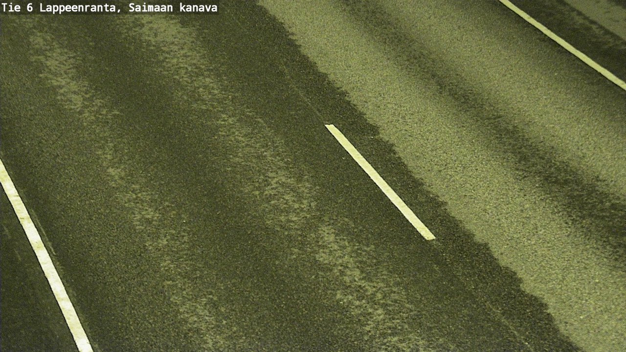 Weather Camera Image Väg 6 Villmanstrand,Saima kanal, Lappeenranta, Etelä-Karjala