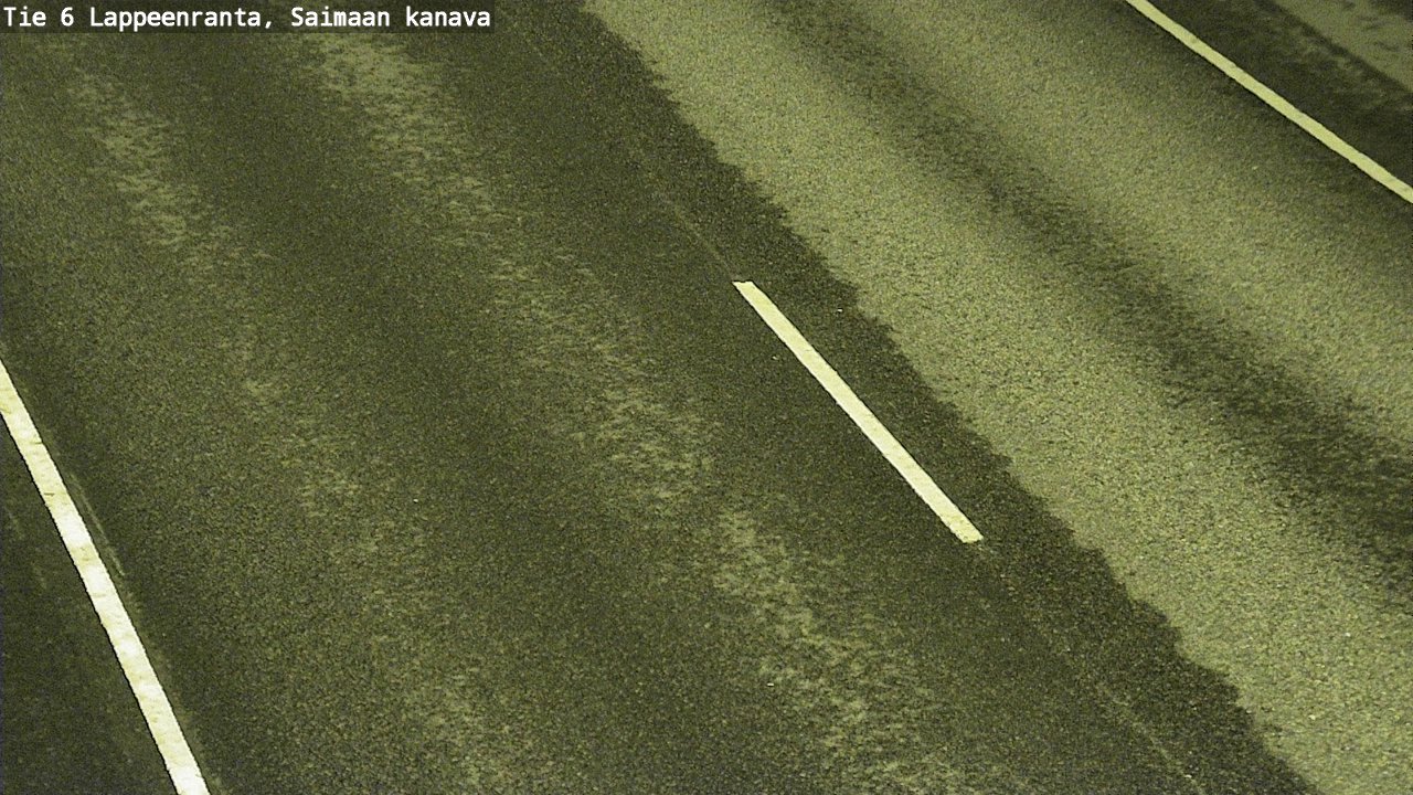 Weather Camera Image Väg 6 Villmanstrand,Saima kanal, Lappeenranta, Etelä-Karjala