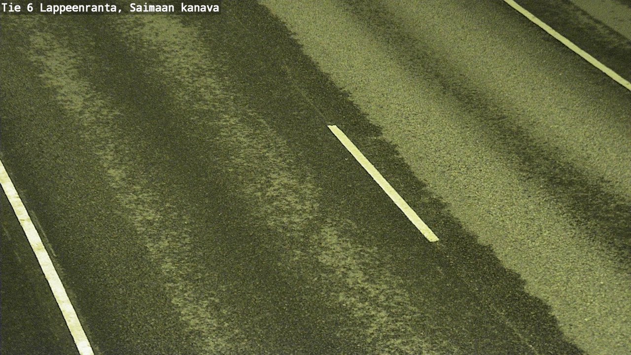 Weather Camera Image Väg 6 Villmanstrand,Saima kanal, Lappeenranta, Etelä-Karjala