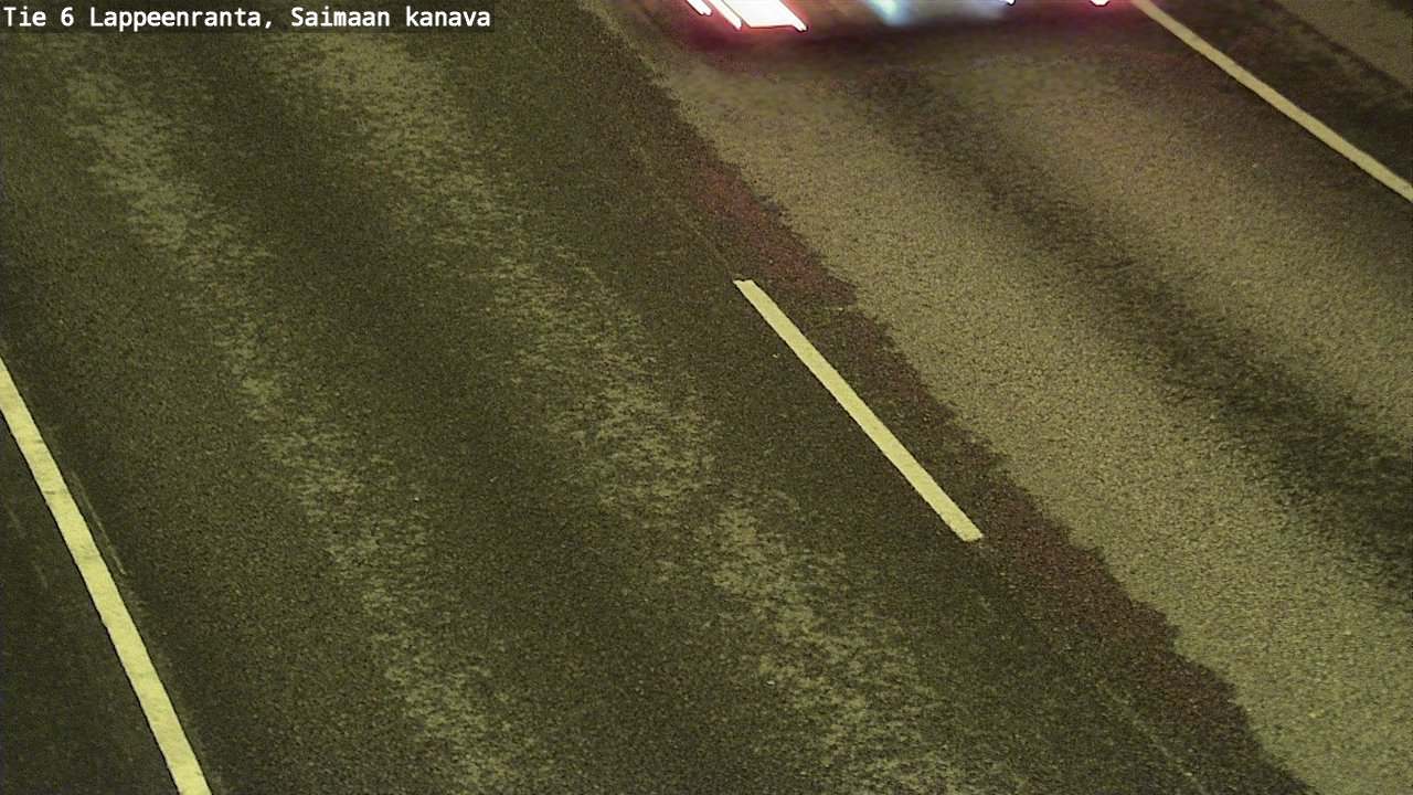 Weather Camera Image Väg 6 Villmanstrand,Saima kanal, Lappeenranta, Etelä-Karjala