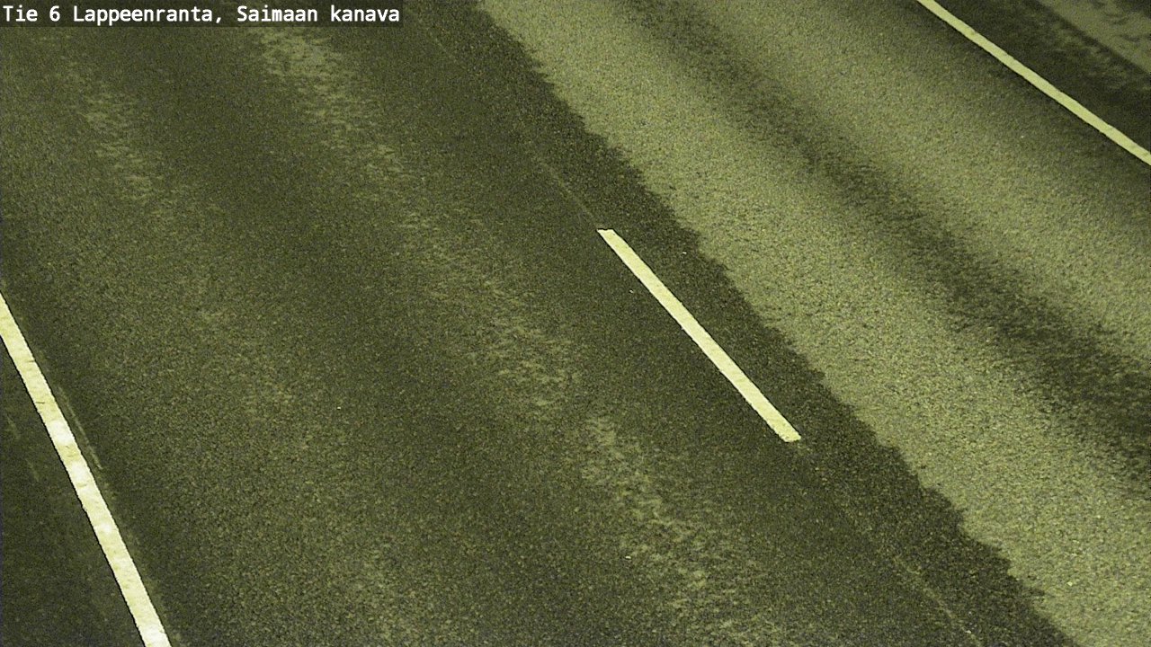 Weather Camera Image Väg 6 Villmanstrand,Saima kanal, Lappeenranta, Etelä-Karjala