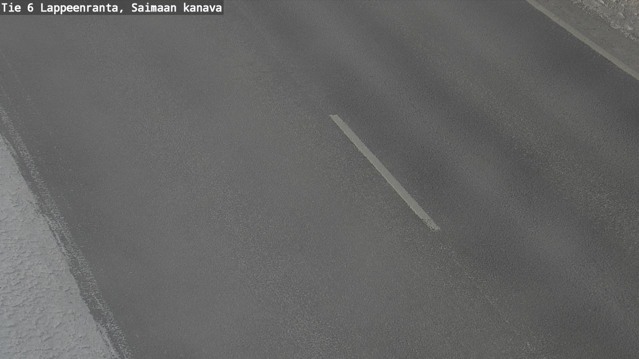 Weather Camera Image Road 6 Lappeenranta, Saimaa channel, Lappeenranta, Etelä-Karjala