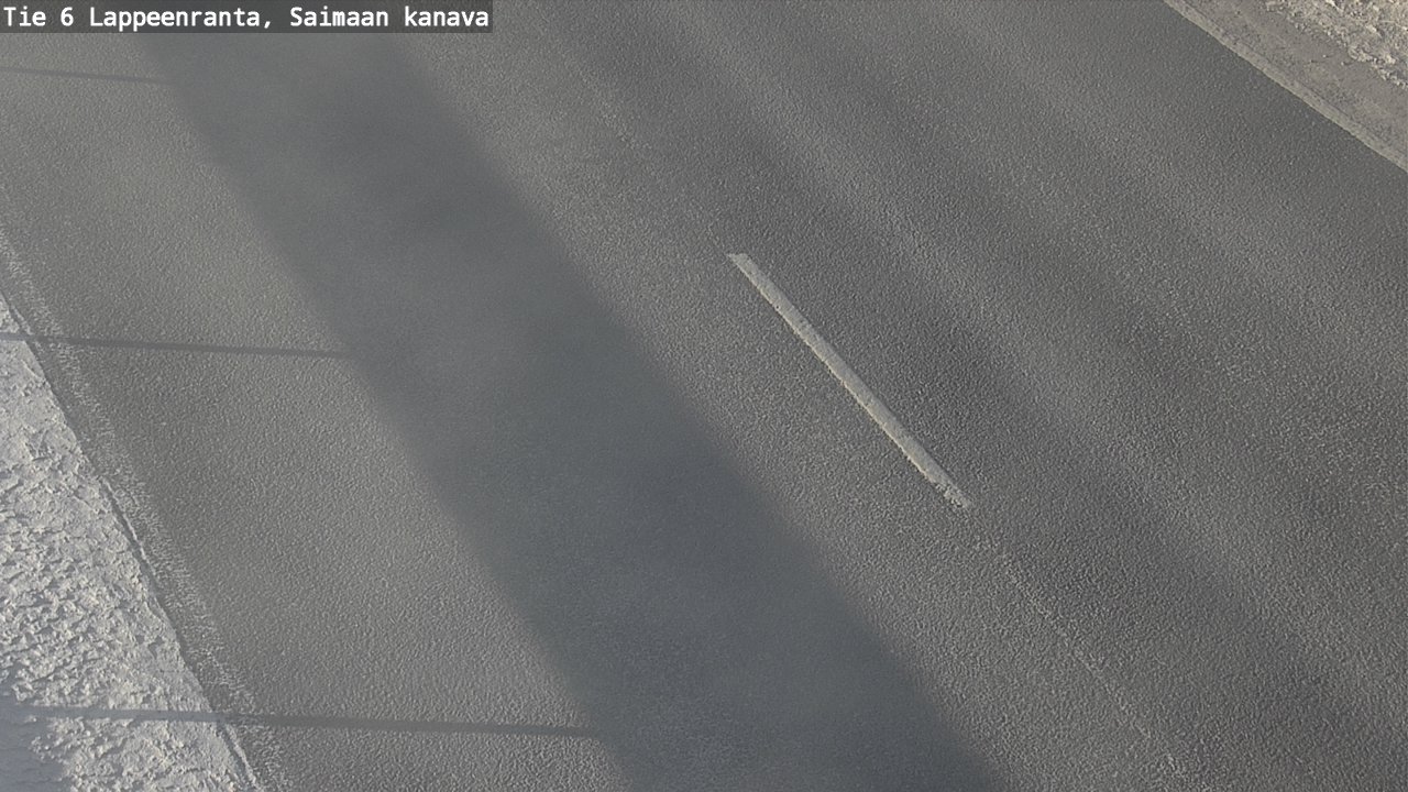 Weather Camera Image Road 6 Lappeenranta, Saimaa channel, Lappeenranta, Etelä-Karjala