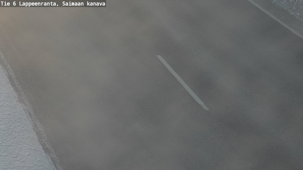 Weather Camera Image Road 6 Lappeenranta, Saimaa channel, Lappeenranta, Etelä-Karjala