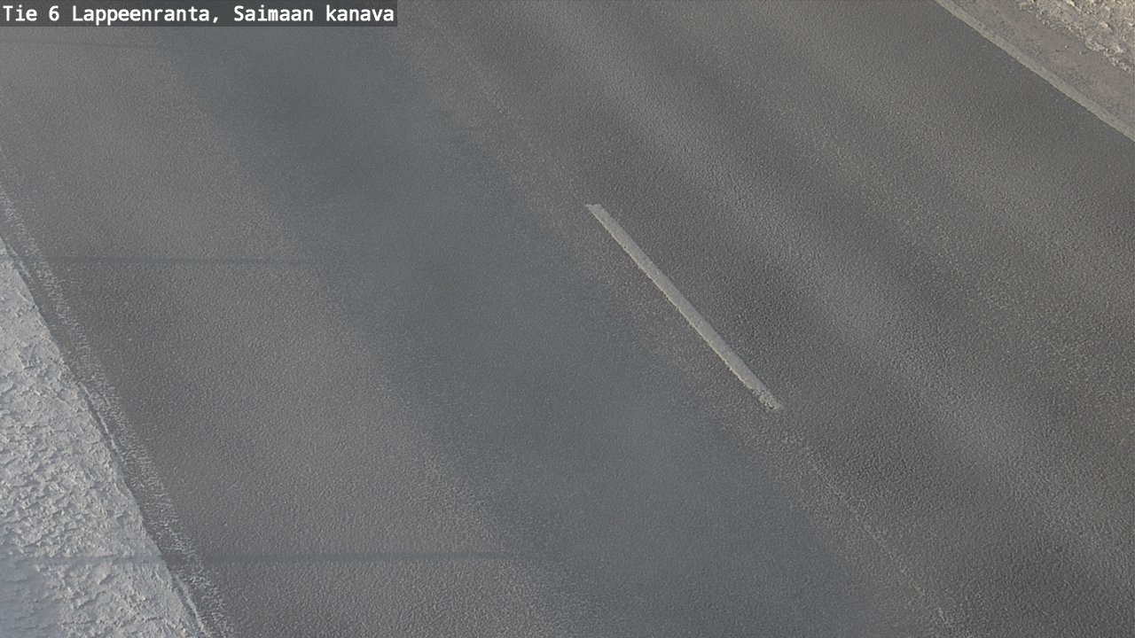 Weather Camera Image Road 6 Lappeenranta, Saimaa channel, Lappeenranta, Etelä-Karjala