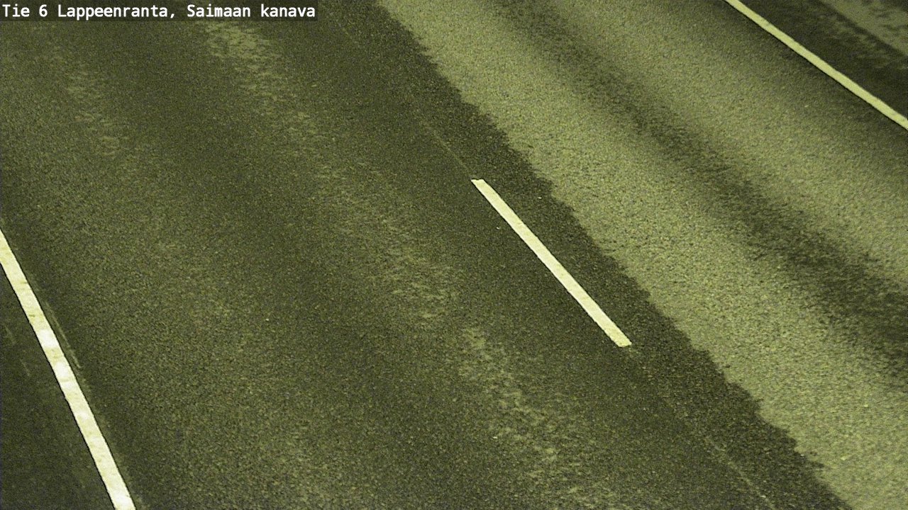 Weather Camera Image Väg 6 Villmanstrand,Saima kanal, Lappeenranta, Etelä-Karjala