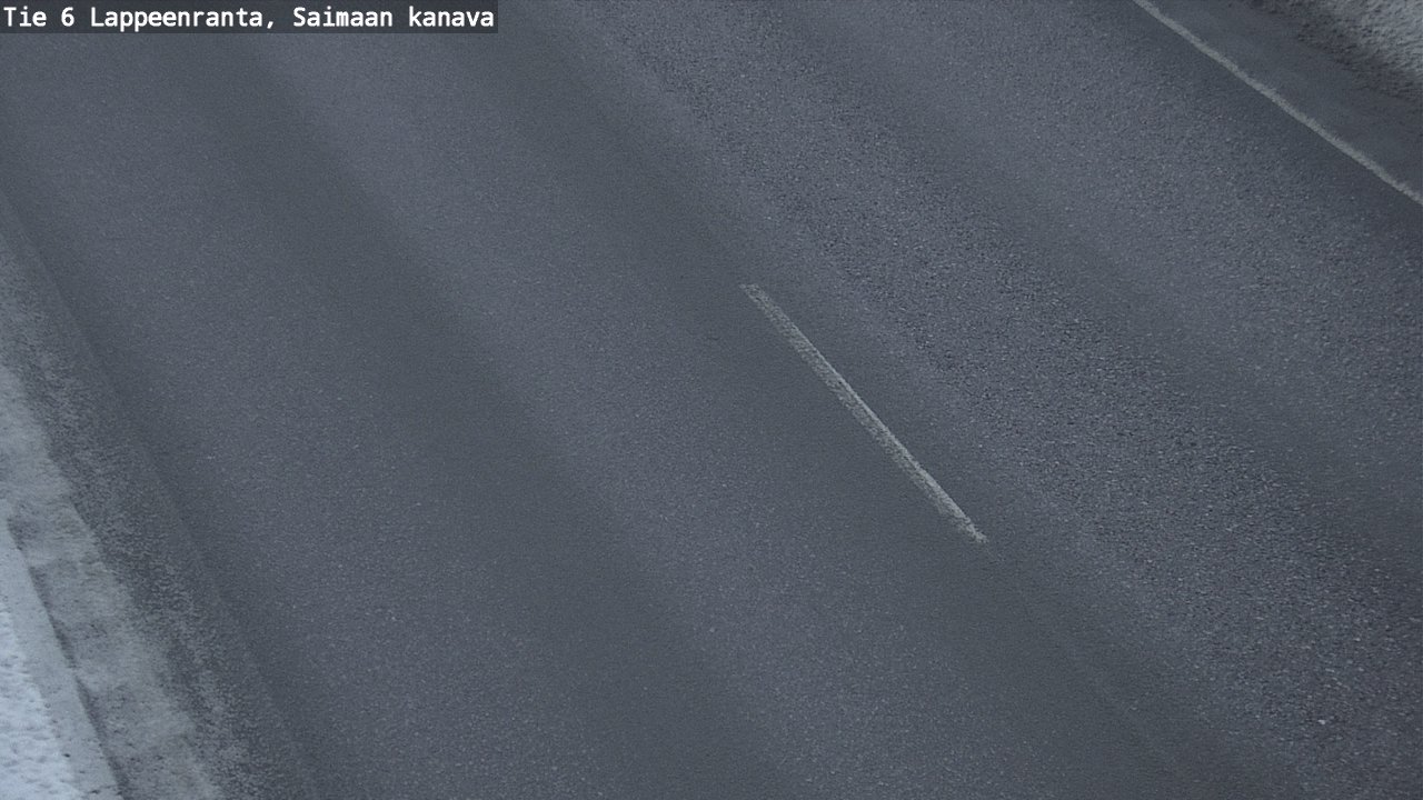 Weather Camera Image Väg 6 Villmanstrand,Saima kanal, Lappeenranta, Etelä-Karjala