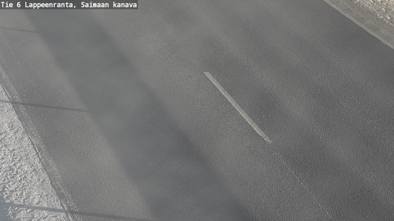 Weather Camera Image Road 6 Lappeenranta, Saimaa channel, Lappeenranta, Etelä-Karjala