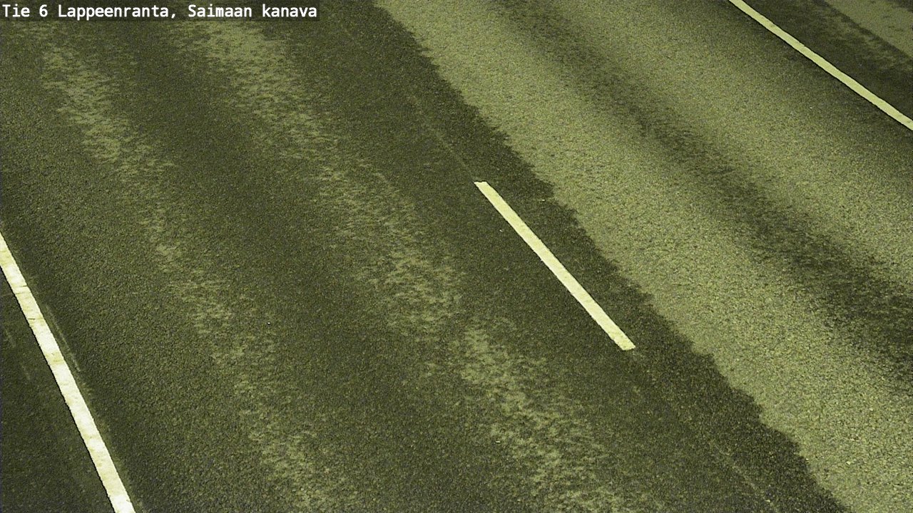 Weather Camera Image Väg 6 Villmanstrand,Saima kanal, Lappeenranta, Etelä-Karjala