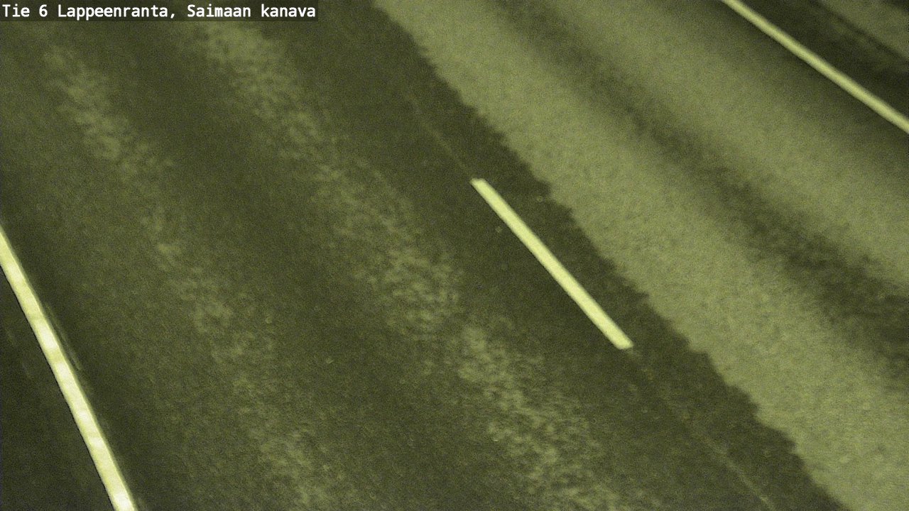 Weather Camera Image Väg 6 Villmanstrand,Saima kanal, Lappeenranta, Etelä-Karjala