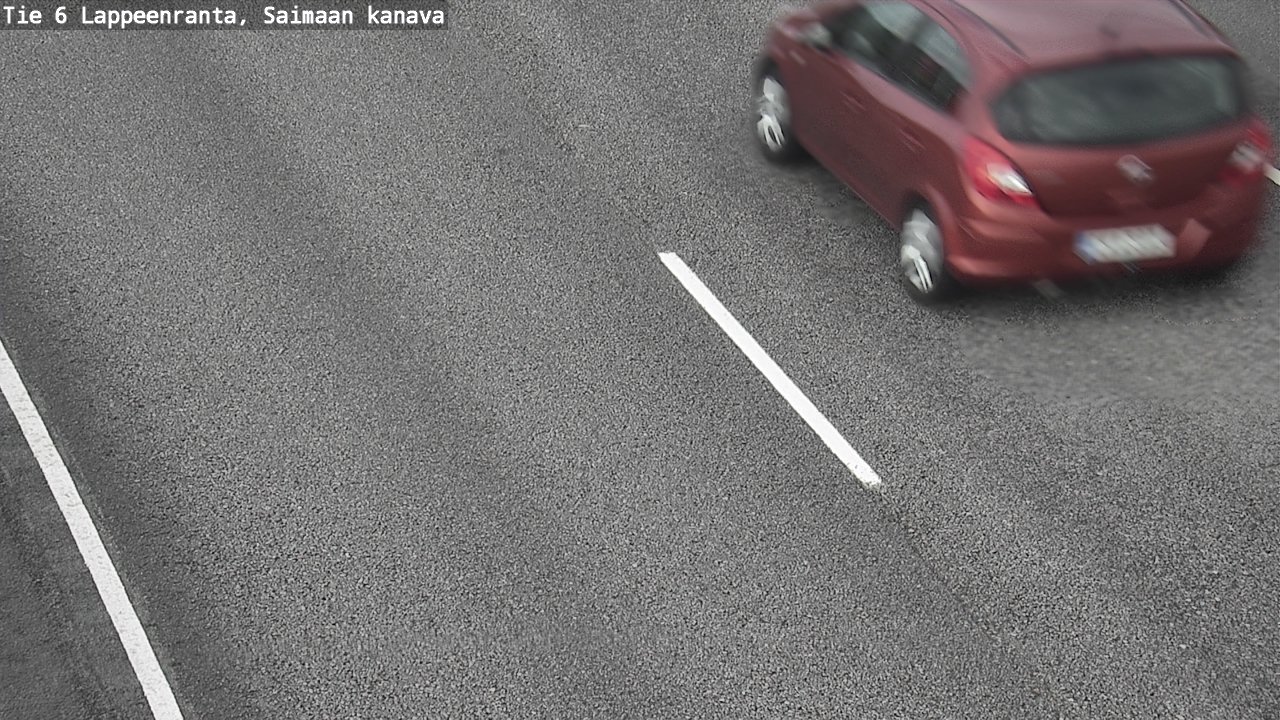 Weather Camera Image Road 6 Lappeenranta, Saimaa channel, Lappeenranta, Etelä-Karjala