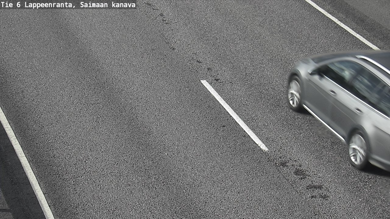 Weather Camera Image Road 6 Lappeenranta, Saimaa channel, Lappeenranta, Etelä-Karjala