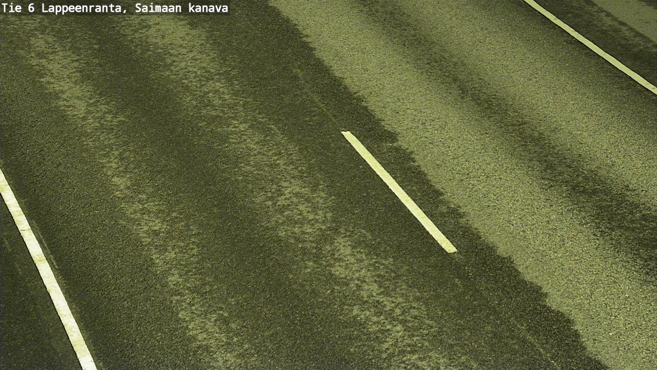 Weather Camera Image Väg 6 Villmanstrand,Saima kanal, Lappeenranta, Etelä-Karjala