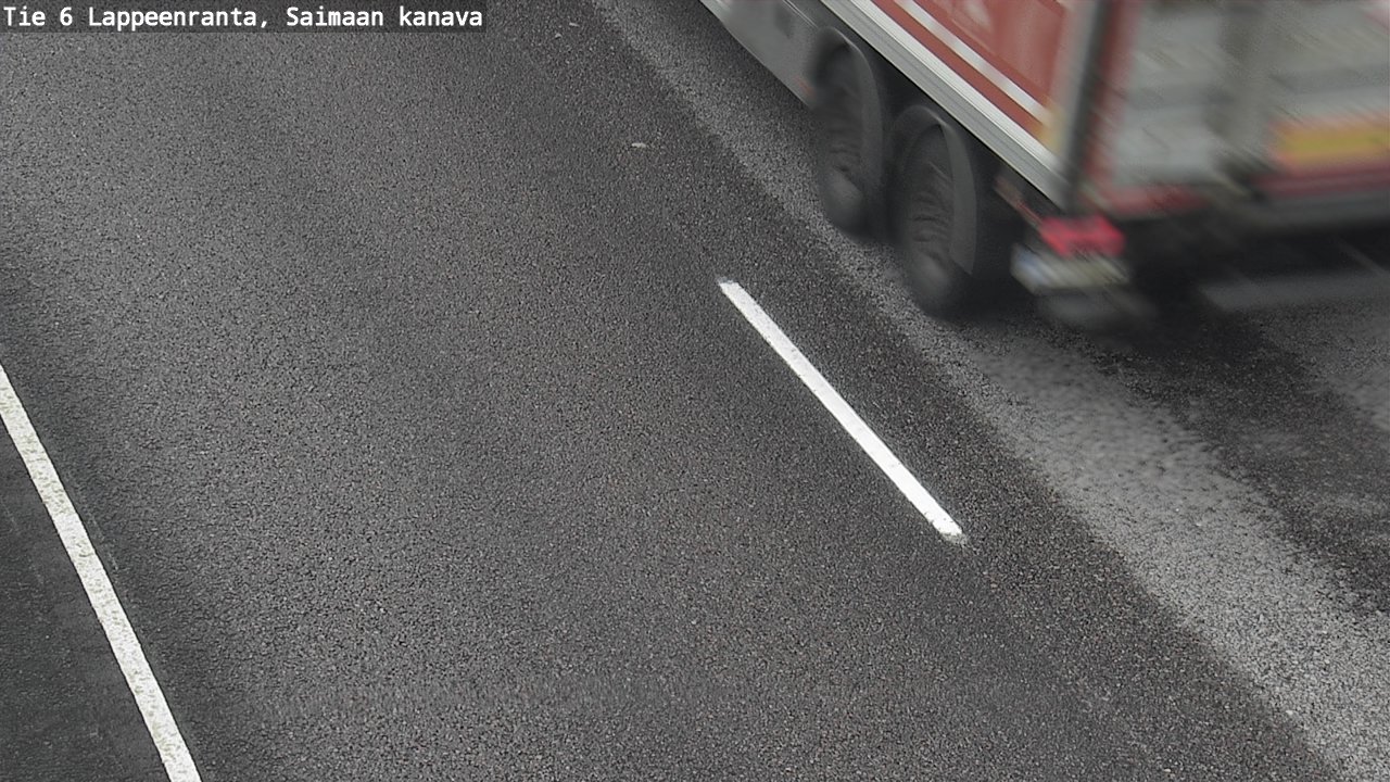 Weather Camera Image Road 6 Lappeenranta, Saimaa channel, Lappeenranta, Etelä-Karjala