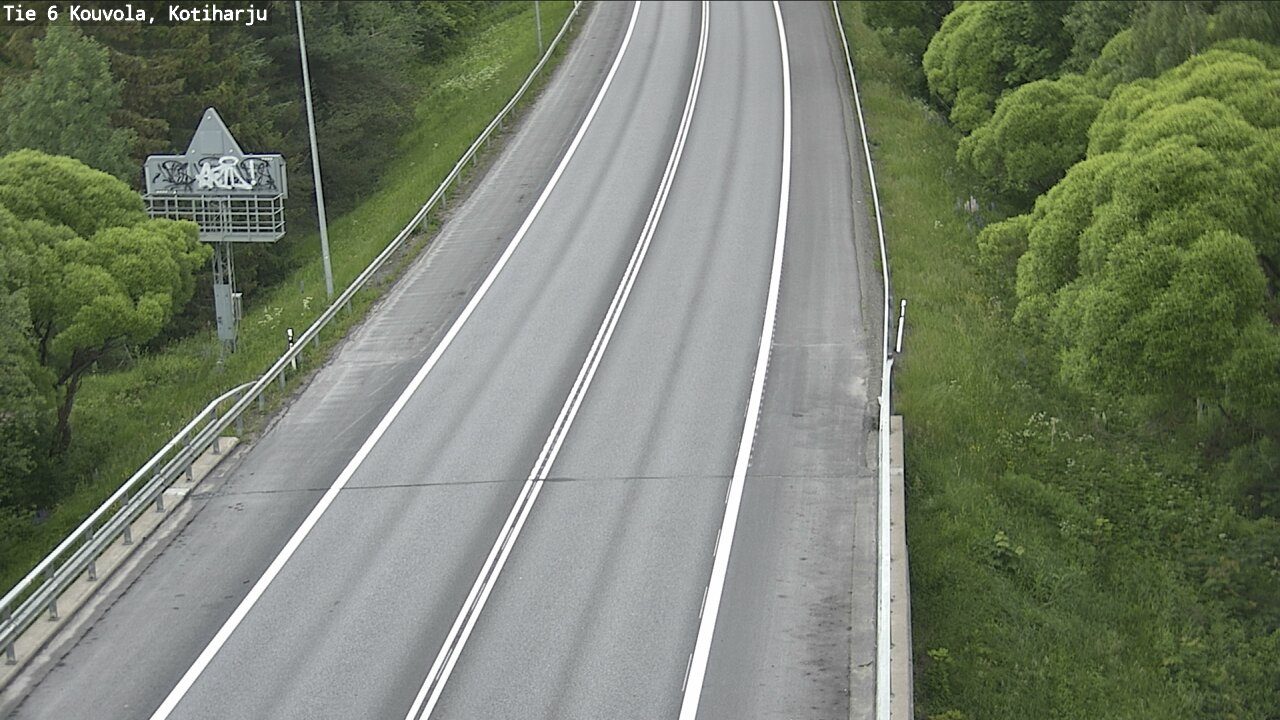 Weather Camera Image Road 6 Kouvola, Kotiharju, Kouvola, Kymenlaakso