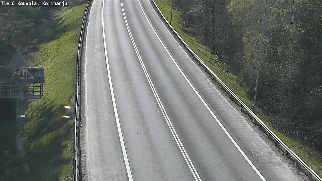 Weather Camera Image Väg 6 Kouvola, Kotiharju, Kouvola, Kymenlaakso
